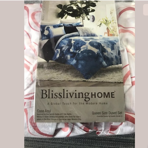 Blissliving 300 Thread Count Que 3 Piece Duvet Set - Picture 2 of 4